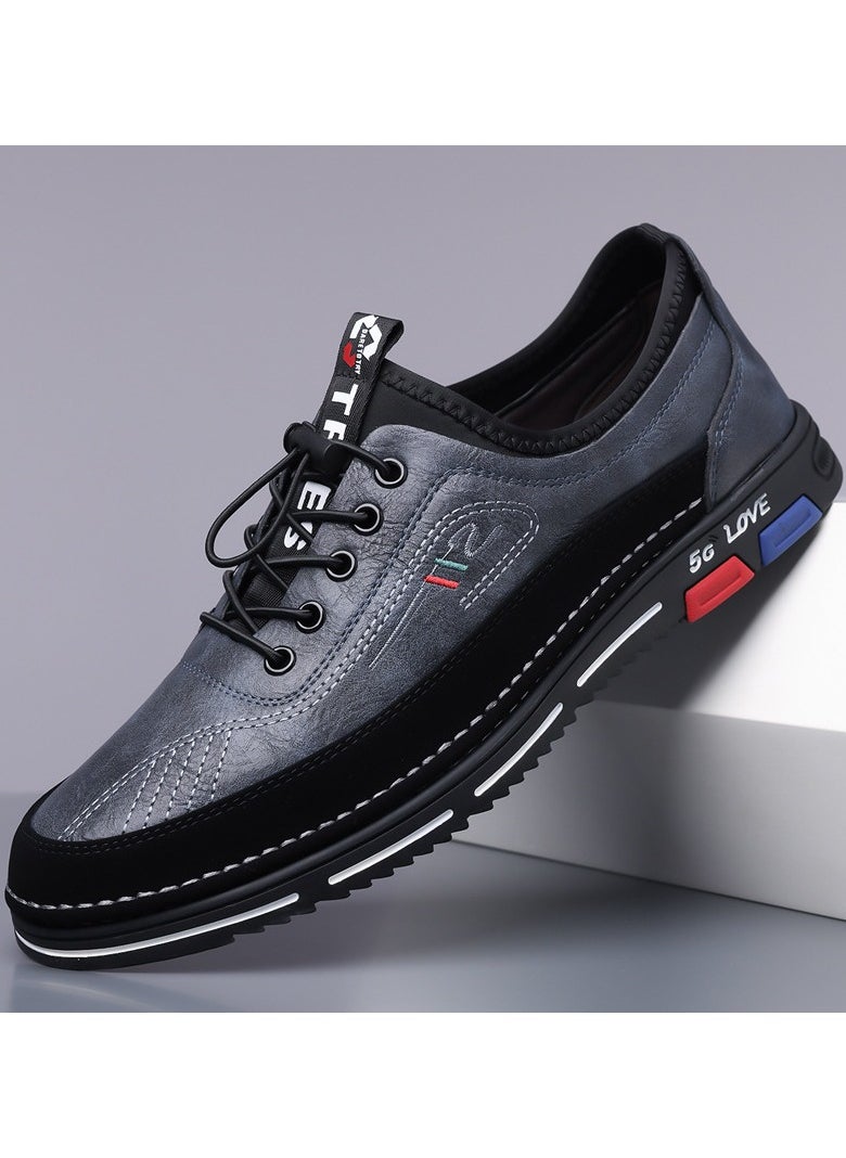 Versatile Retro Casual Leather Shoes