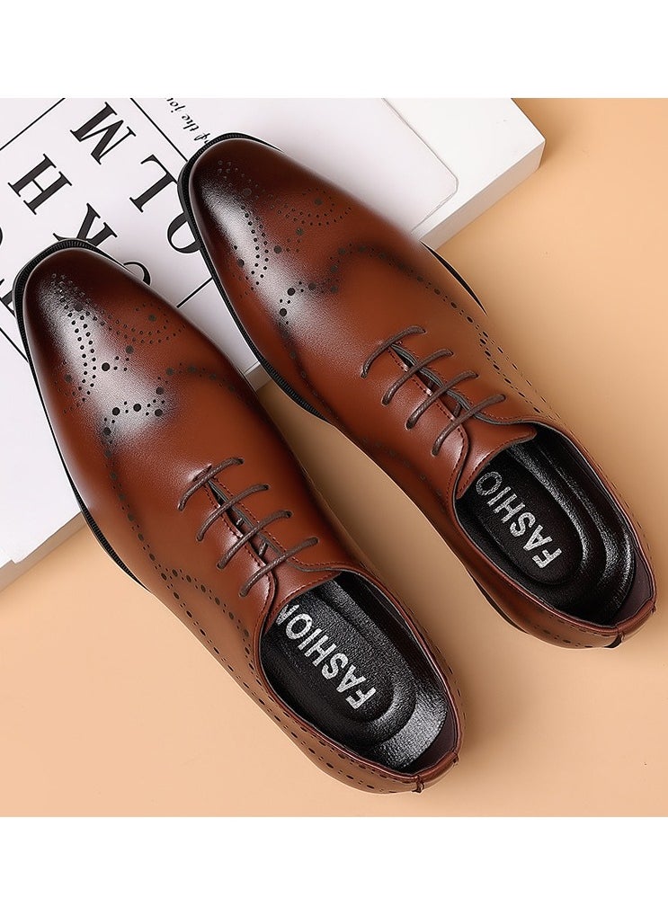 Versatile Retro Casual Leather Shoes