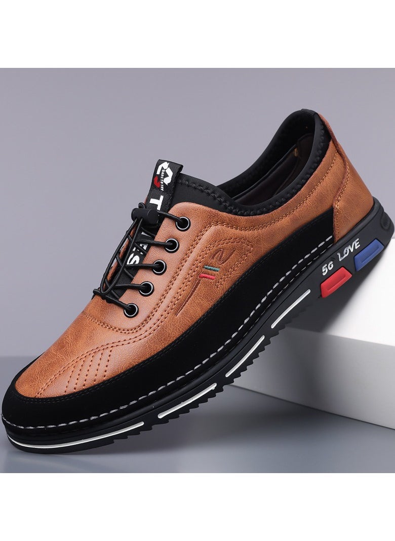 Versatile Retro Casual Leather Shoes