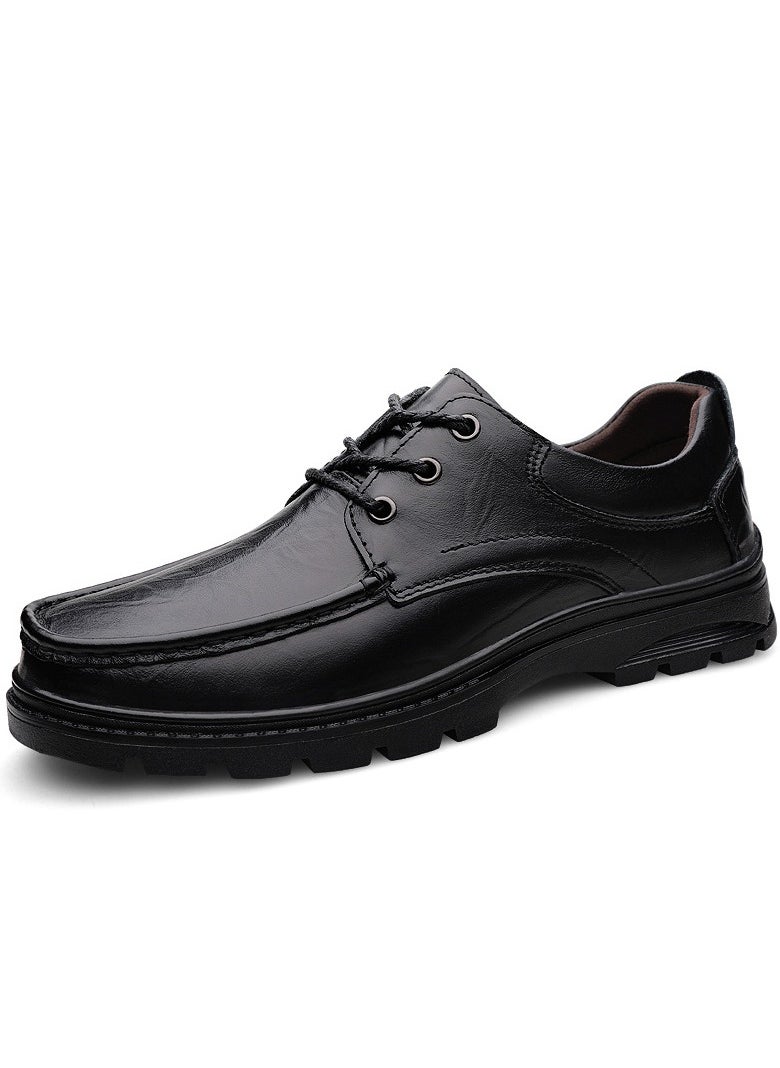 Versatile Retro Casual Leather Shoes