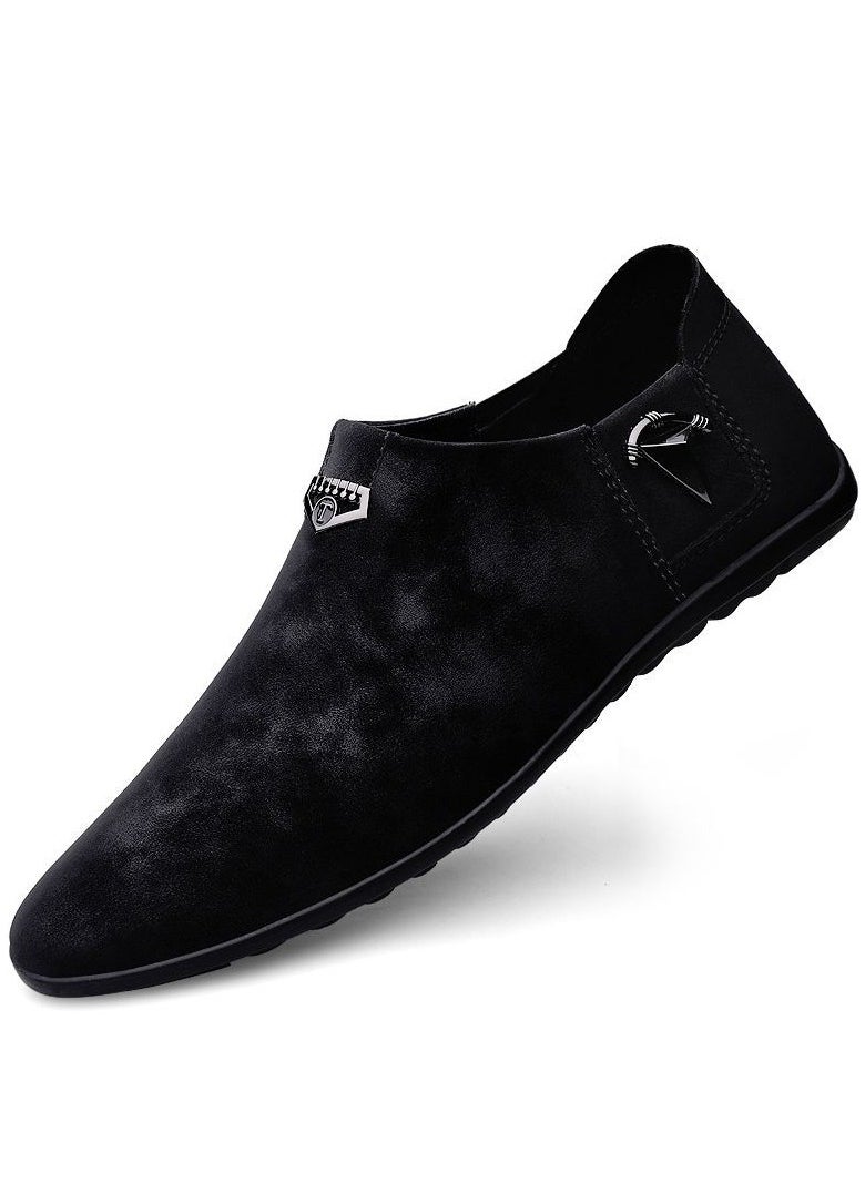 Versatile Retro Casual Leather Shoes