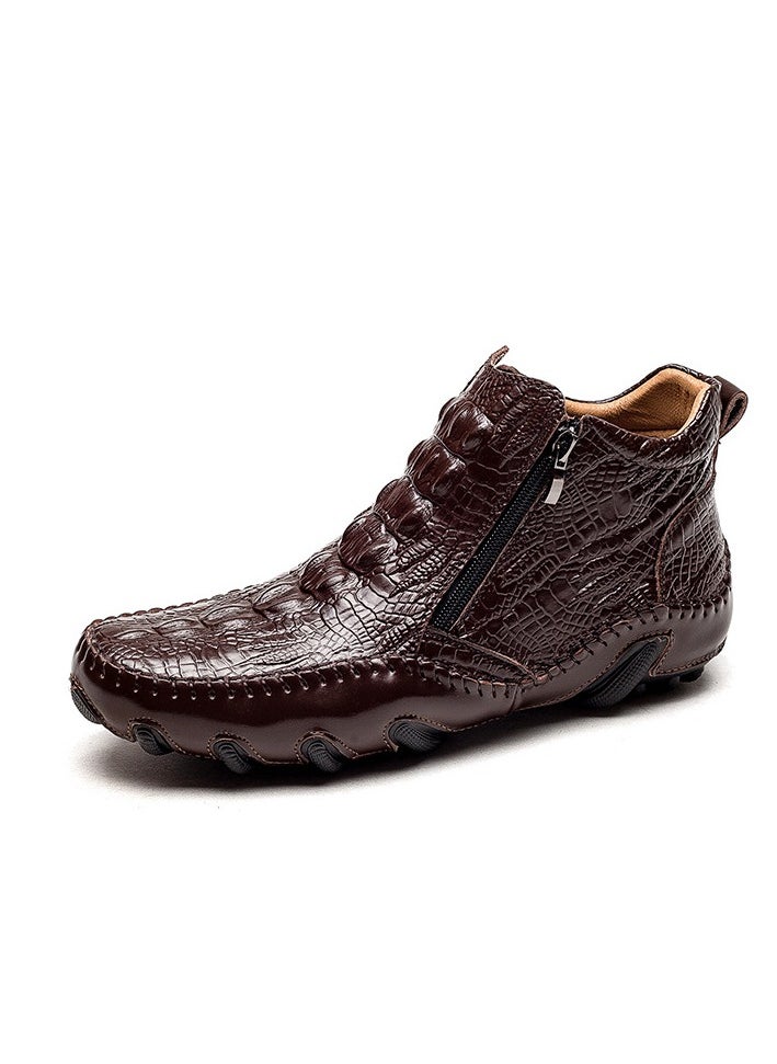 Versatile Retro Casual Leather Shoes