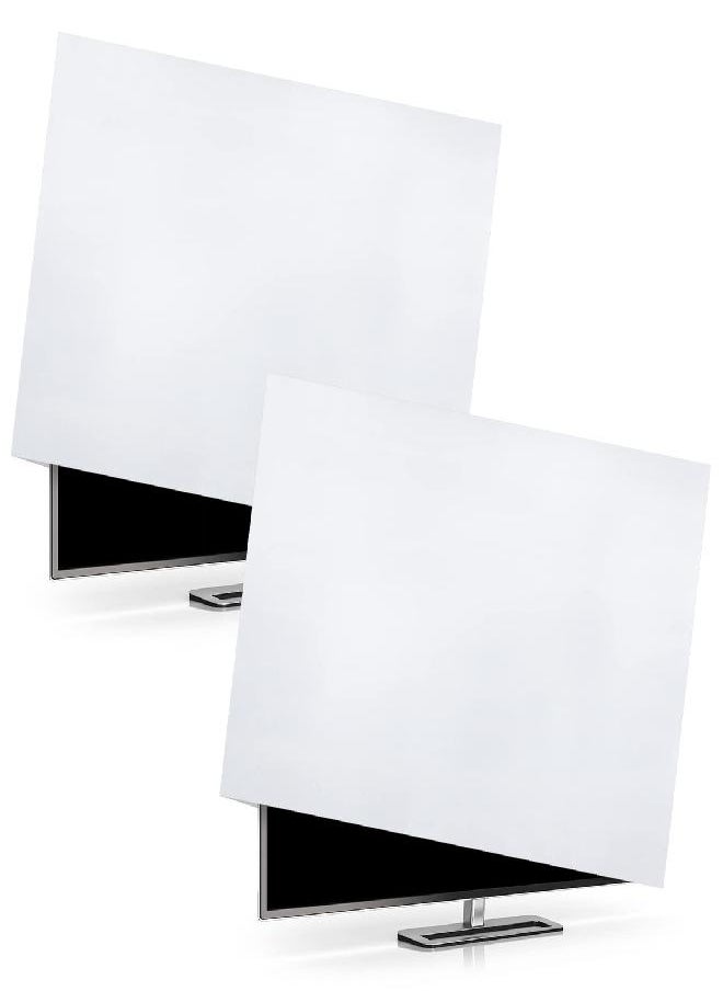 2 Pcs TV Cover for Moving Foam Flat Screen TV Cover Waterproof and Weatherproof TV Protection Moving Supplies 30 x 40'' TV Display Screen Protector for TV Moving, Storage, or Renovation Fits to 43