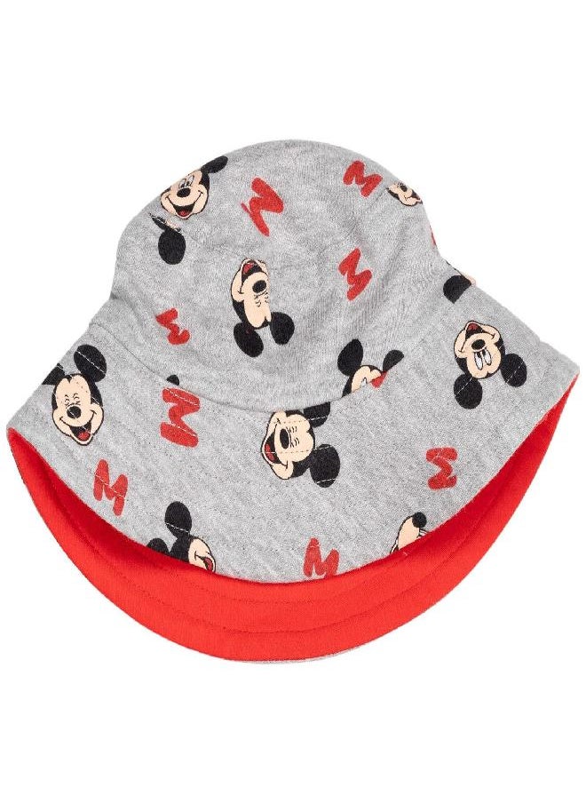 Disney Mickey Mouse Newborn Baby Boys Romper and Sunhat Red 6-9 Months