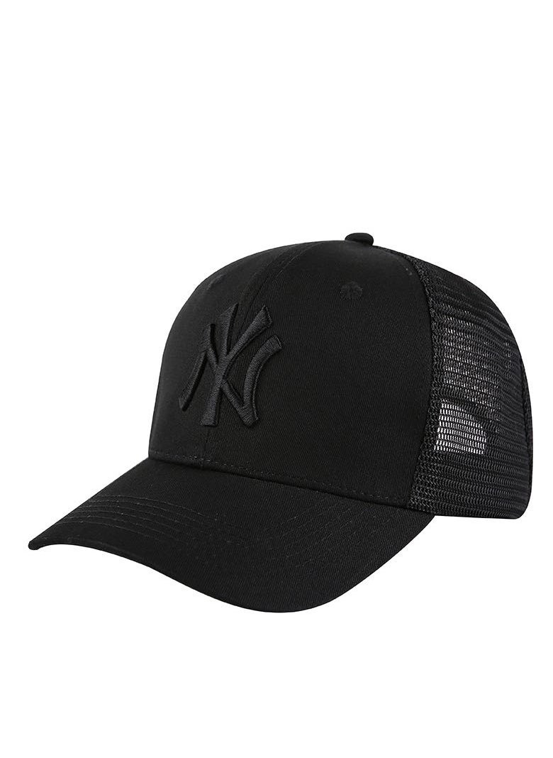 New Era MLB New York Yankees Fashion Sunshade Hat, Mesh Hat, Outdoor Men's and Women's Sports Duck Tongue Hat Black