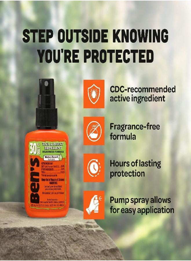Ben's 30 Insect Repellent Pump 1.25 oz (Pack of 4)
