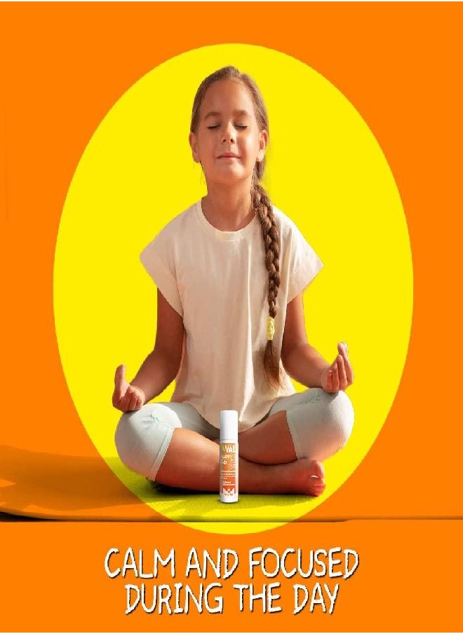 VAL Magnesium for Kids Roll-on Applicator, Relaxation Formula for Children, Zechstein Magnesium Chloride, Chamomile, Shea Butter and Natural Essential Oils to Help Kids Sleep, Support Balanced Mood