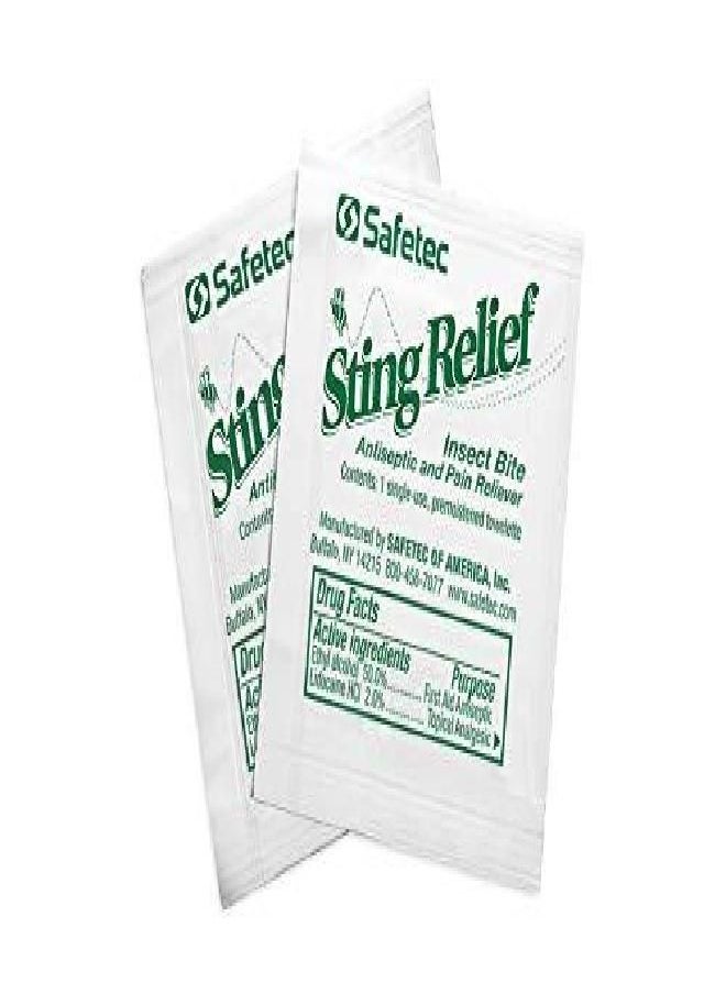 Safetec Sting Relief Wipe (48/Box)