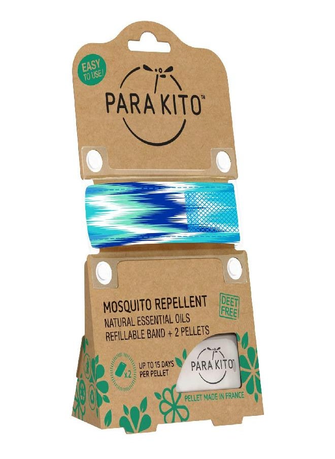 PARA'KITO Mosquito Insect & Bug Repellent Wristband - Waterproof, Outdoor Pest Repeller Bracelet w/Natural Essential Oils (Bora)