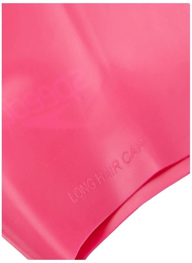 Unisex Adult Long Hair Swimming Cap Pink One Size Swimming Cap, Ecstatic, One Size