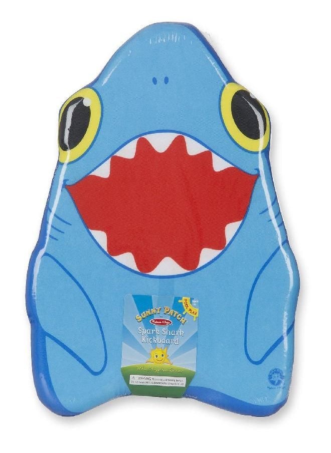 & Doug Sunny Patch Spark Shark Kickboard - Learn-To-Swim Pool Toy