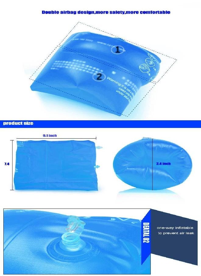 Inflatable Arm Bands Floatation Water Wings Swimming Arm Ring Floatie For Children And Adults