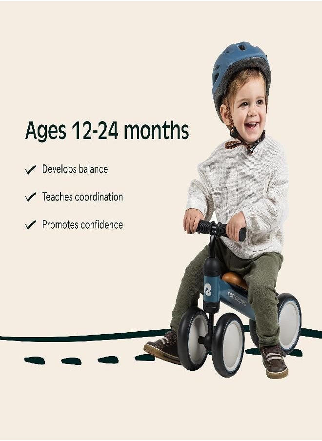 Cricket Baby Walker Balance Bike,5.75 Inches, With 4 Wheels For Ages 12-24 Months - Toddler Bicycle Toy For 1 Year Old’S - Ride On Toys For Boys And Girls - One Size