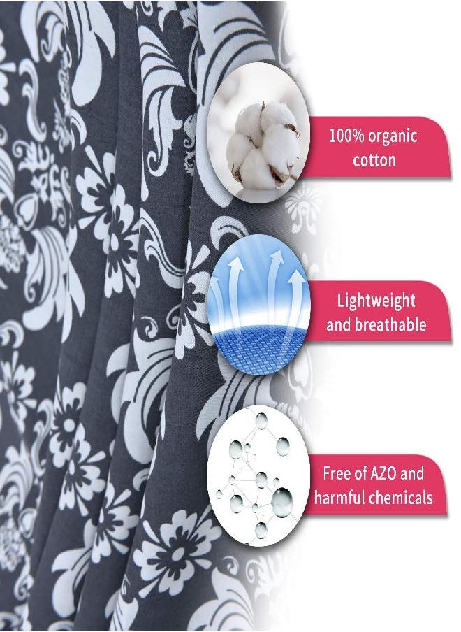 Nursing Cover,Infinity Soft Breastfeeding Cotton For Babies With No See Through Cotton For Mother Nursing Apron For Breastfeeding (Grey)