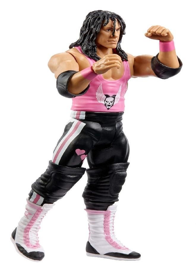 Summerslam Bret Hitman Hart Action Figure In 6-Inch Scale With Articulation & Ring Gear Series #97