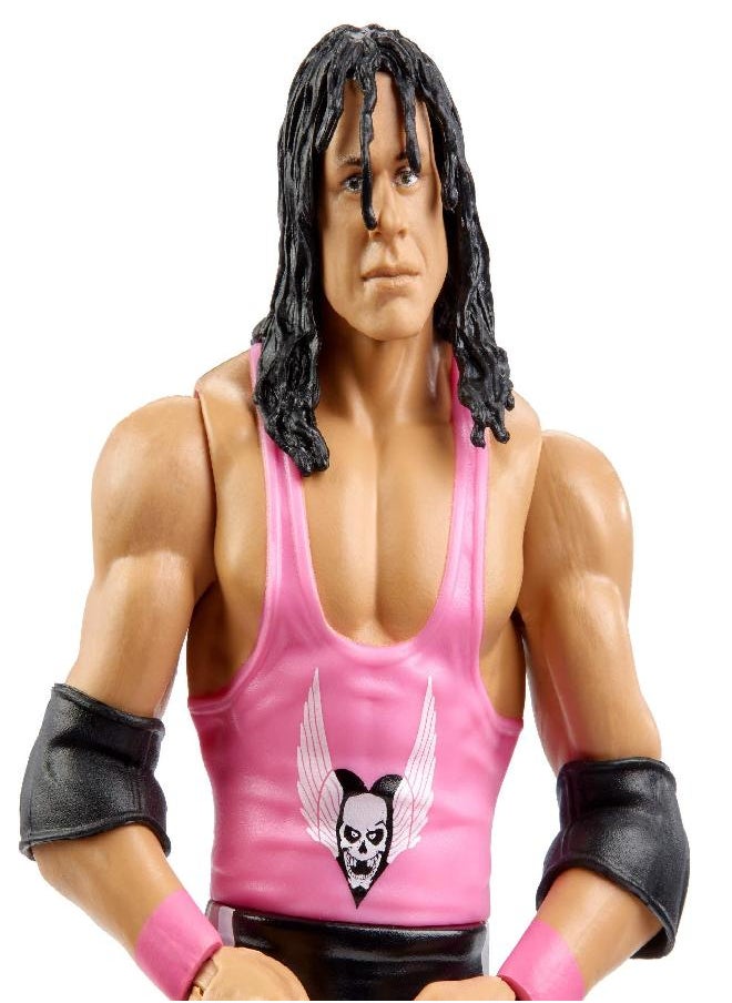 Summerslam Bret Hitman Hart Action Figure In 6-Inch Scale With Articulation & Ring Gear Series #97