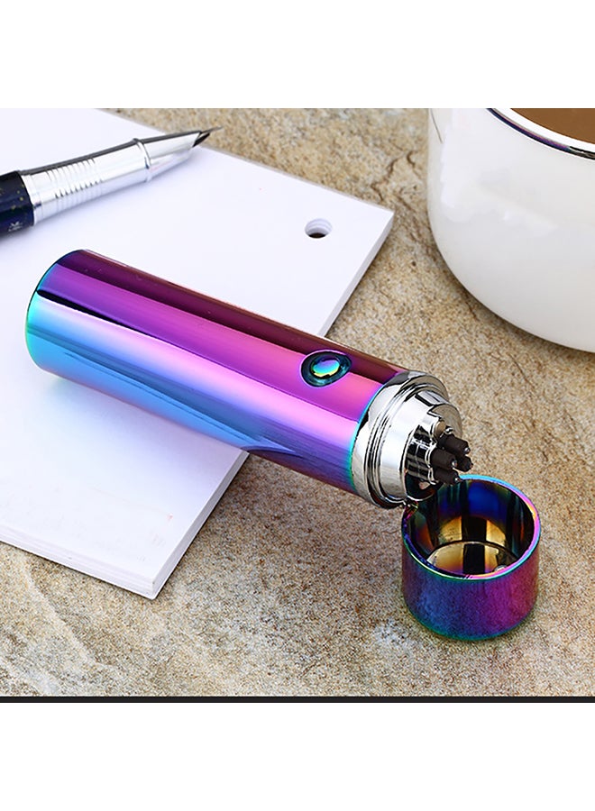 USB Rechargeable Electronic Lighter Pink/Blue