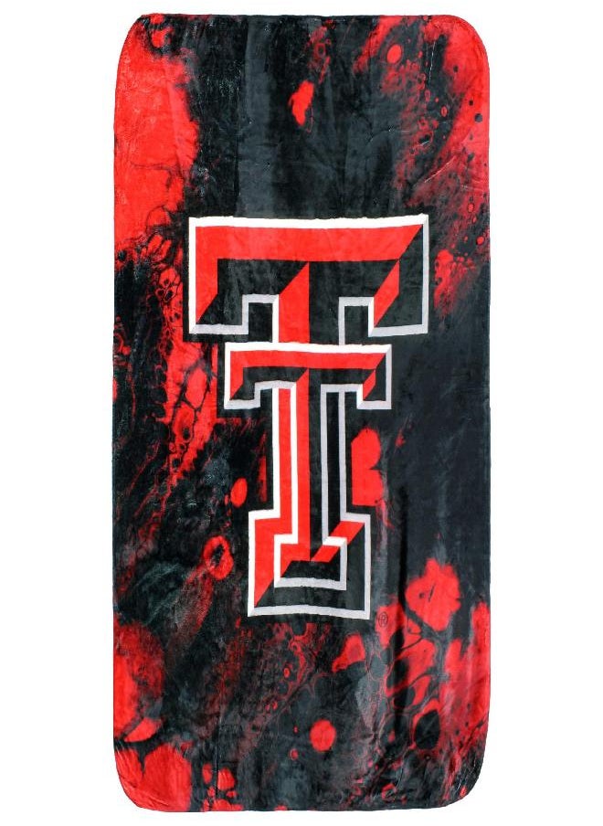 College Covers Texas Tech Red Raiders Sublimated Soft Throw Blanket, 30