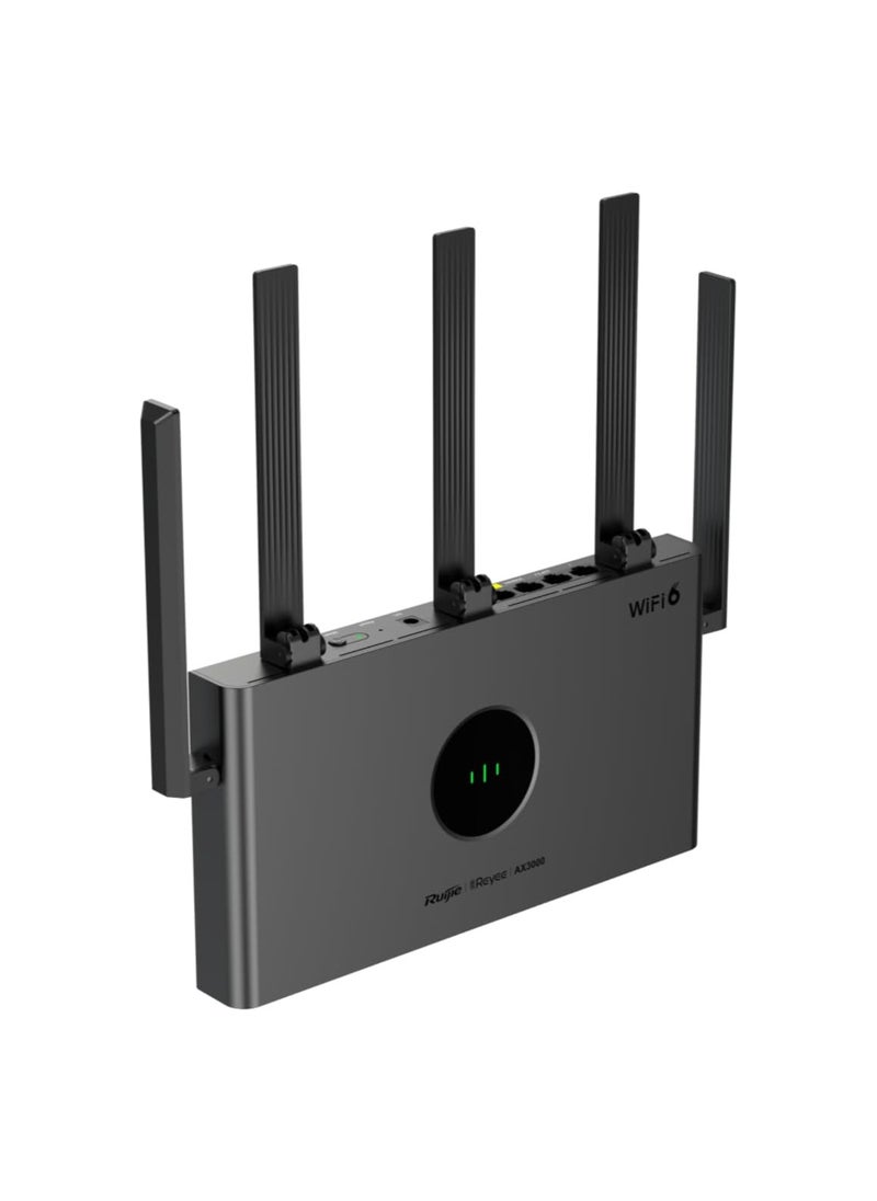 Ruijie RG-EW3000GX PRO 3000M Wi-Fi 6 Dual-band Gigabit Gaming Router, 4 Antennas