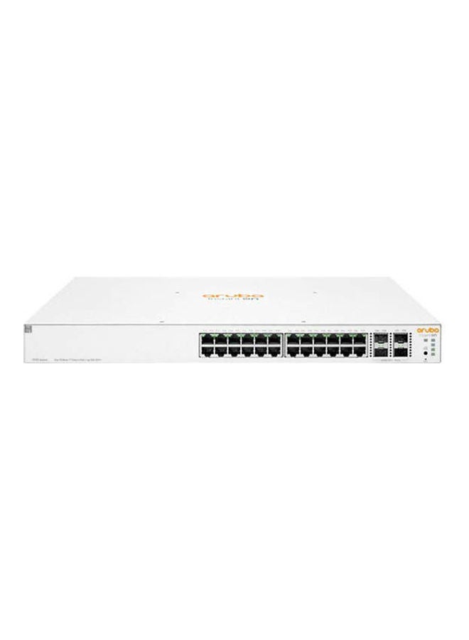 Switch Aruba Smart 24Port 10-100-1000Mbps + 4Port Sfp-Sfp+ 1-10Gbe 370W Managed Rackmount White