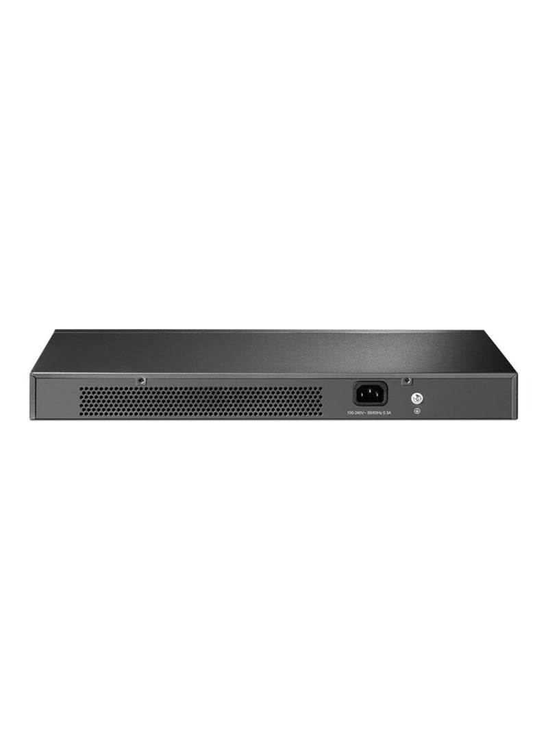 TP-Link TL-SG1016 | 16 Port Gigabit Ethernet Switch | Plug & Play | Sturdy Metal, Shielded Ports, Rackmount, Fan less, Black | 3 Year Manufacturer Warranty | Unmanaged