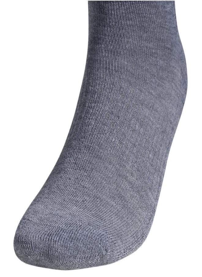 adidas Men's Athletic Cushioned Low Cut Socks with Arch Compression for a Secure fit (6-Pair), Heather Grey/Black, X-Large