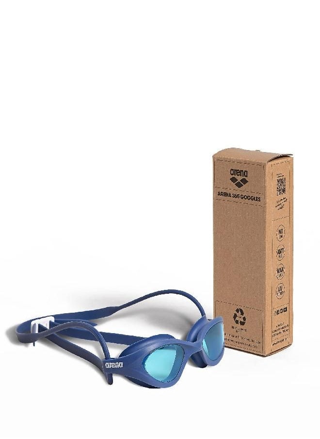 ARENA 365 Swimming Goggles, Anti Fog Lenses, Goggles for Swimming with Wide Lenses, UV Protection, Self Adjusting Nose Bridge
