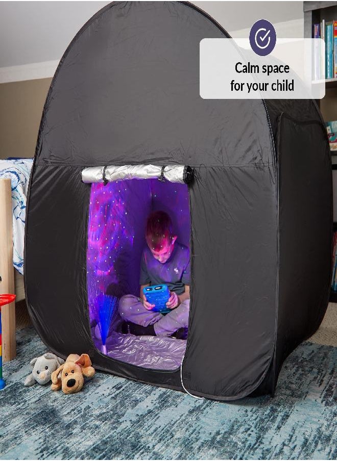 Sensory Tent | Calming Hideout for Kids | Sensory Den | Pop-up Tent | Blackout Tent | Sensory Play Tent | Indoor Tent | Easy to Setup | Helps with: SPD, Anxiety, ADHD, Autism & More | Double Size