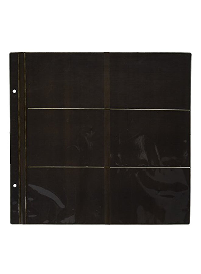 204-Pocket Photo Album Brown 13.5X0.25X14inch