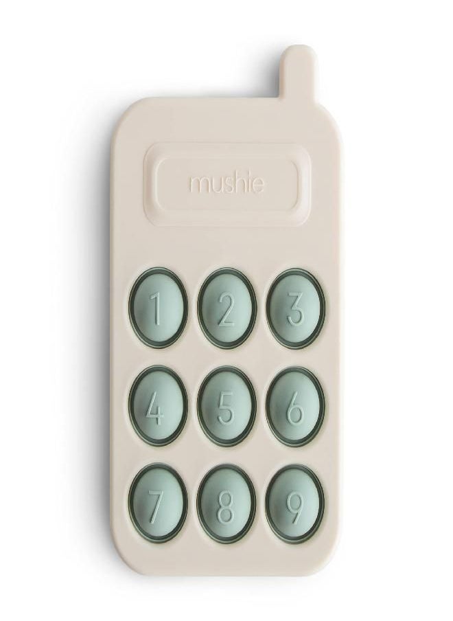 mushie Phone Press Toy (Cambridge Blue)
