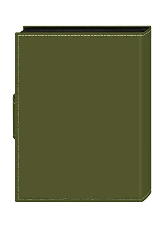 36-Pocket Picture Album Sage Green 8.25x6.12x0.75inch