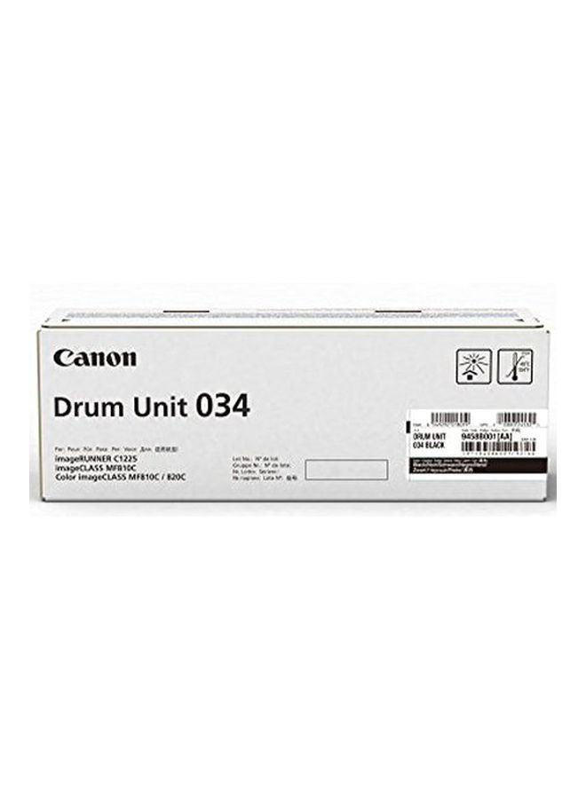 034 Drum Cartridge Black