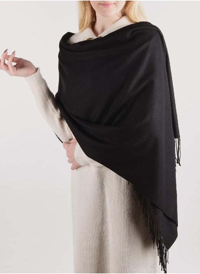 FURTALK Womens Winter Scarf Cashmere Feel Pashmina Shawl Wraps Soft Warm Blanket Scarves for Women (One size, Beige)