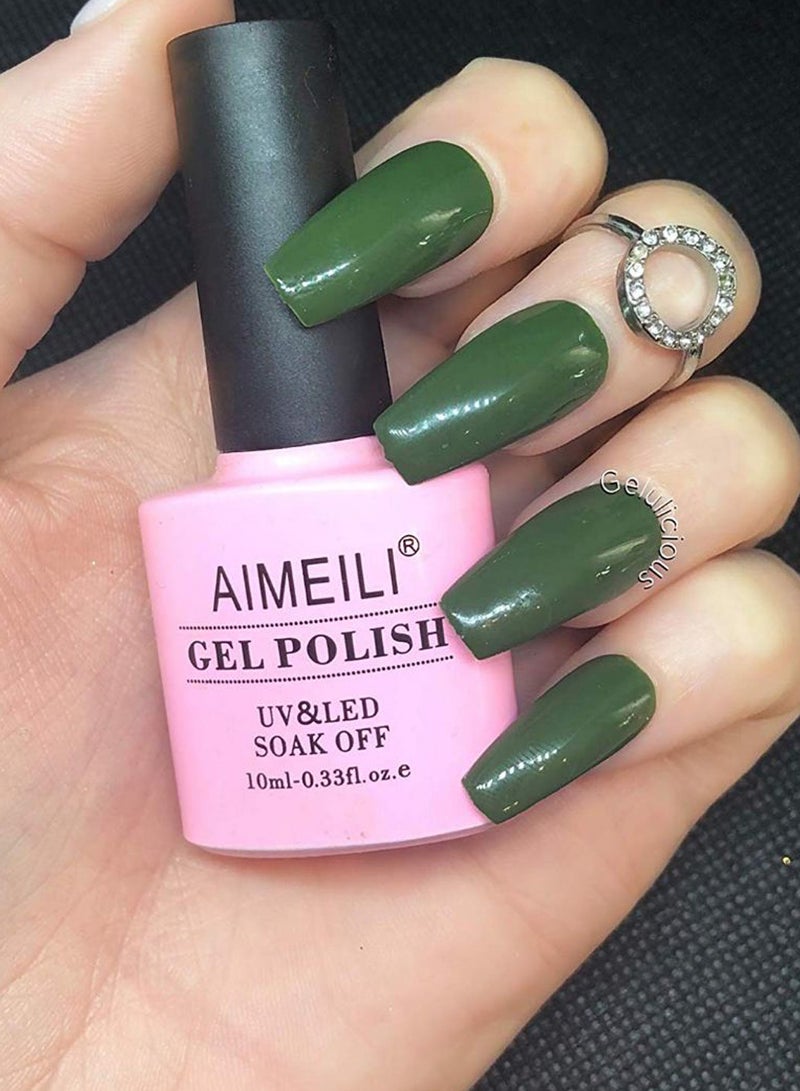 UV And LED Soak Off Gel Polish 073 Kale