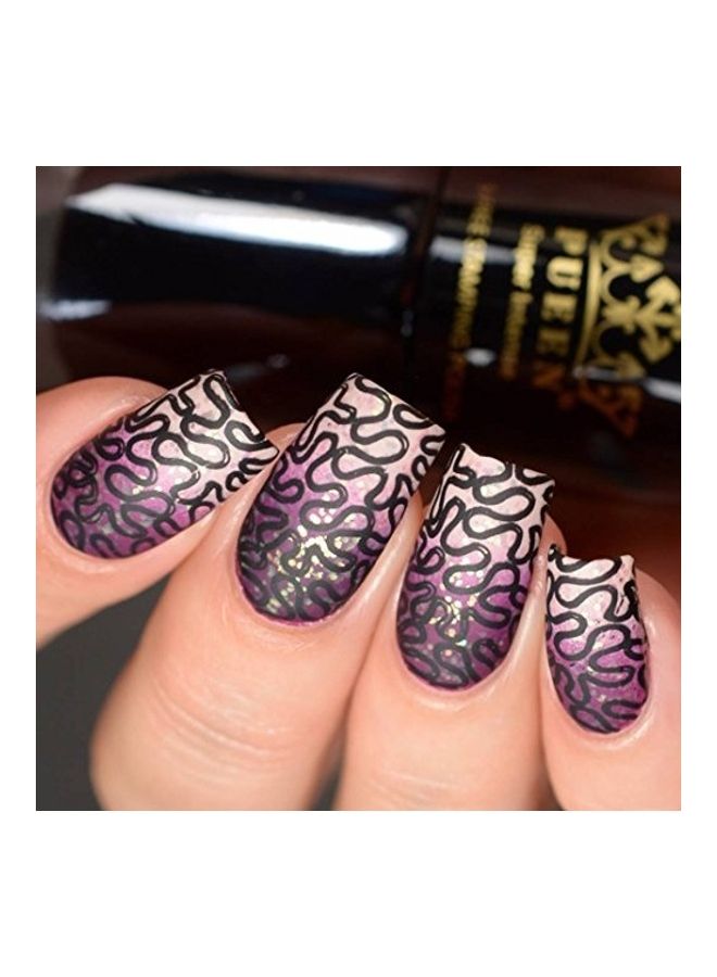 Nail Art Stamping Plate White