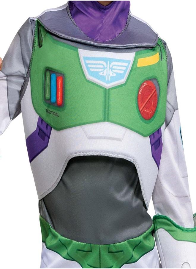 Disney Pixar Lightyear Buzz Space Ranger Costume for Kids, Official Disney Lightyear Costume Outfit, Child Size Small (4-6)