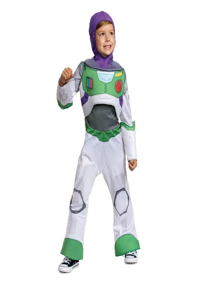 Disney Pixar Lightyear Buzz Space Ranger Costume for Kids, Official Disney Lightyear Costume Outfit, Child Size Small (4-6)