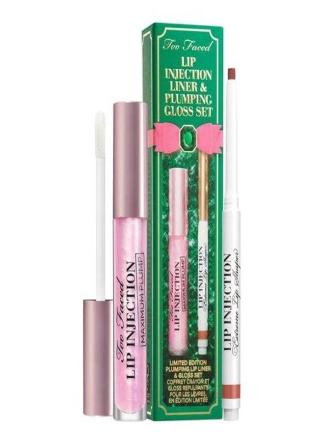 TOO FACED Lip Injection Plumping Lip Liner & Gloss Set