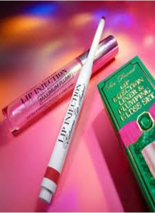 TOO FACED Lip Injection Plumping Lip Liner & Gloss Set