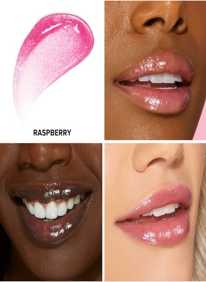 Too Faced Kissing Jelly Non-Sticky Lip Oil Gloss Raspberry - Electric Fuschia 4.50ml