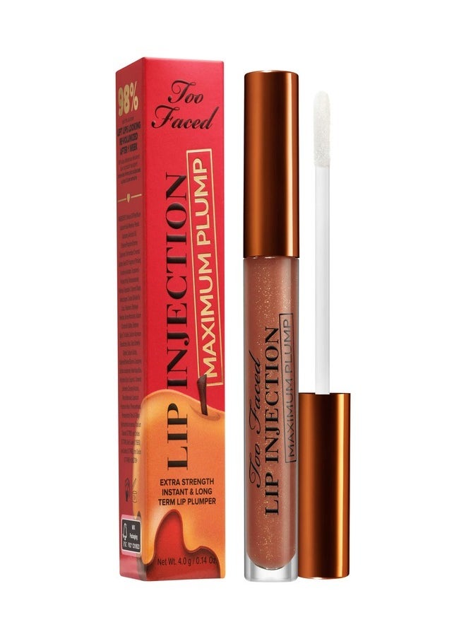 TOO FACED Lip Injection Maximum Plump Lip Gloss - Caramel Apple 4g