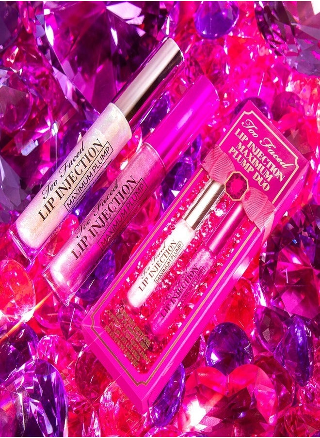 TOO FACED Lip Injection Maximum Plump Lip Gloss Duo 4g