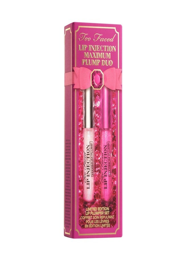 TOO FACED Lip Injection Maximum Plump Lip Gloss Duo 4g