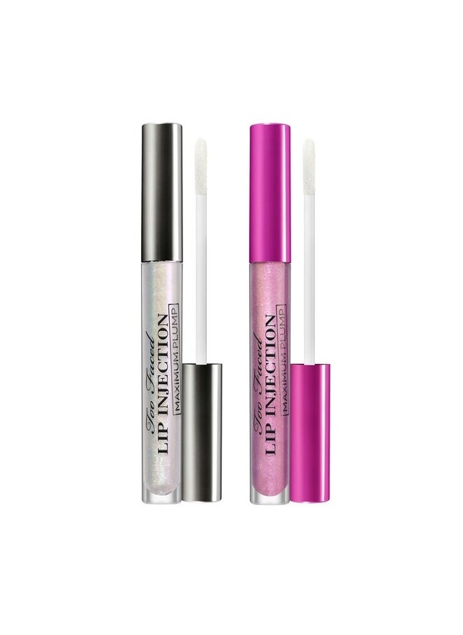 TOO FACED Lip Injection Maximum Plump Lip Gloss Duo 4g