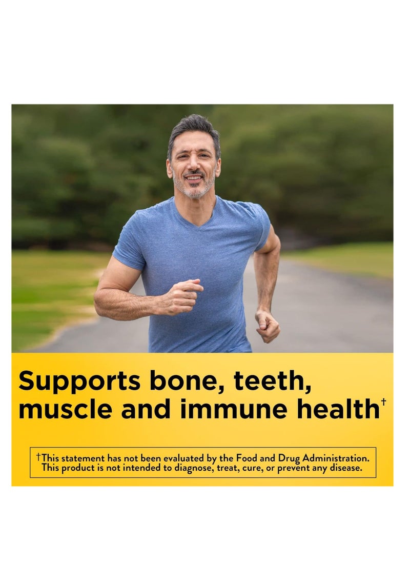 Vitamin D3 5000 IU (125 mcg), Bone, Teeth, Muscle and Immune Health Support, 180 Softgels