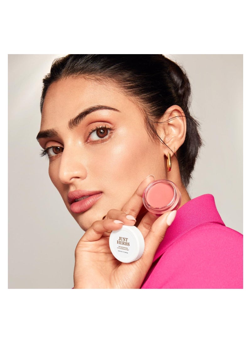 Just Herbs Ayurvedic Natural Lip and Cheek Tint Blush Creamy Matte