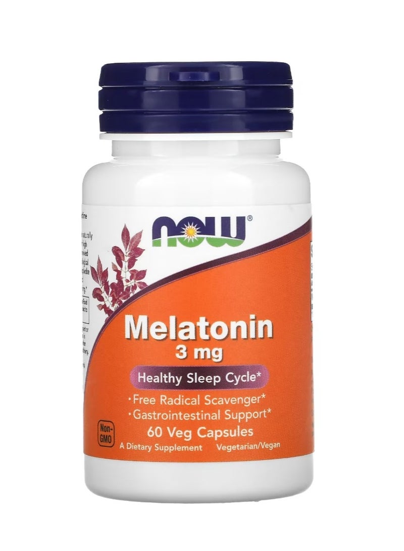 Melatonin 3 mg 60 Veggie Capsules