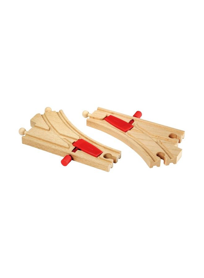 Wooden Mechanical Switches Train Tracks 33344