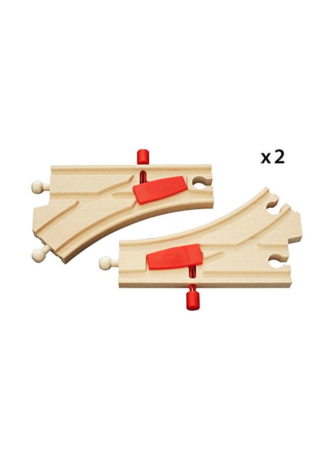 Wooden Mechanical Switches Train Tracks 33344