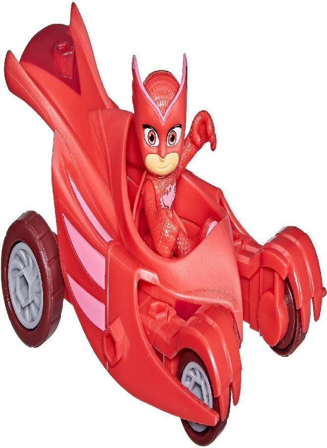 PJ Masks Toys Owl Glider Toy Car with Owlette Action Figure, Superhero Toys, Preschool Toys, PJ Masks Toys for 3 Year Old Boys and Girls and Up